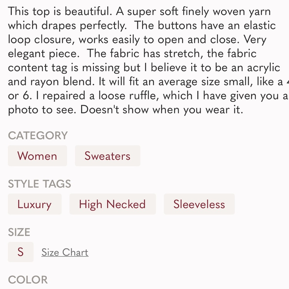 Magaschoni Ruffle Neck Sweater - Picture 10 of 10